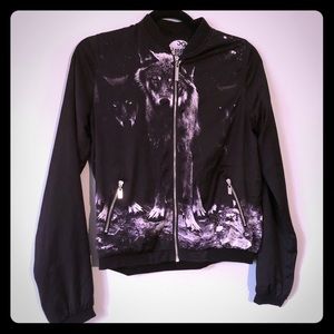 Drop Dead 3 wolf silky jacket